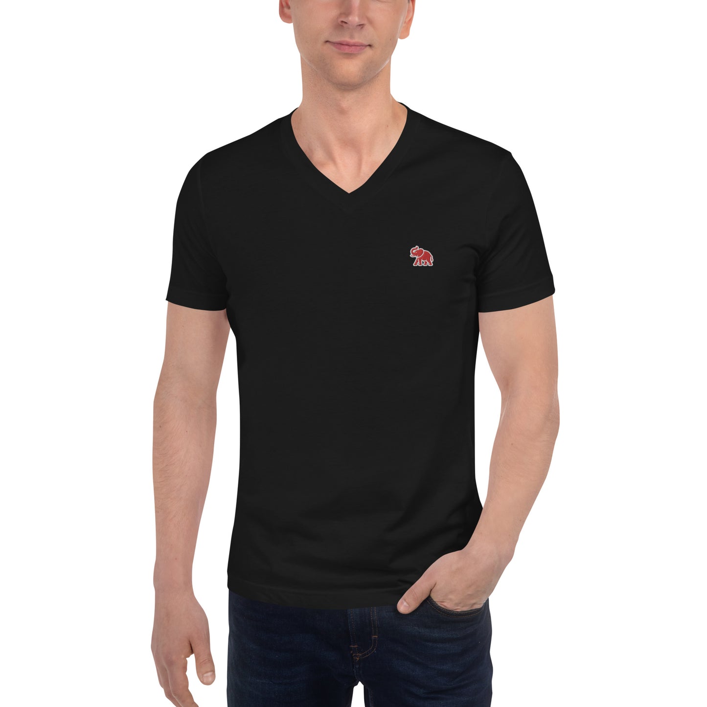 LOGO Short Sleeve V-Neck T-Shirt
