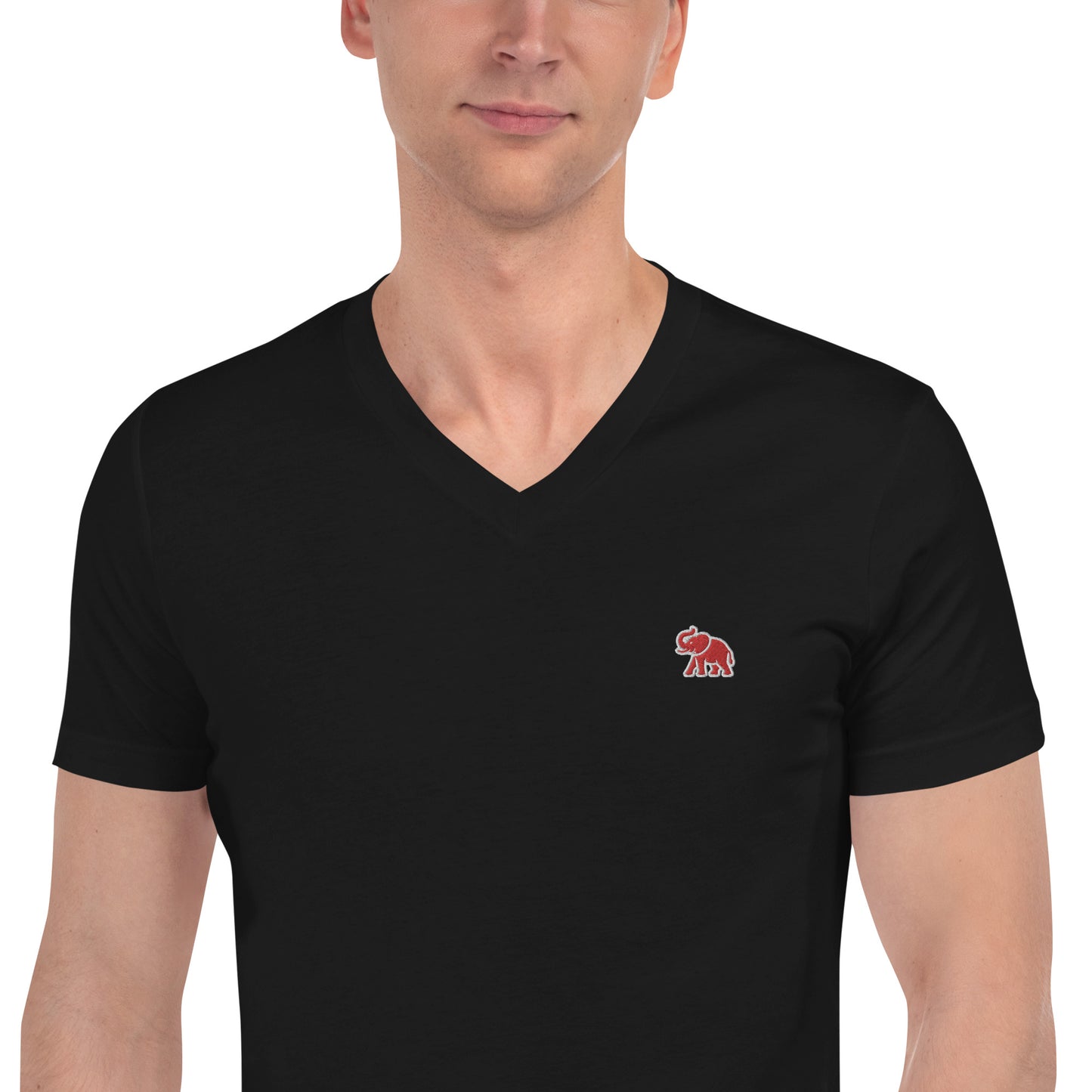 LOGO Short Sleeve V-Neck T-Shirt
