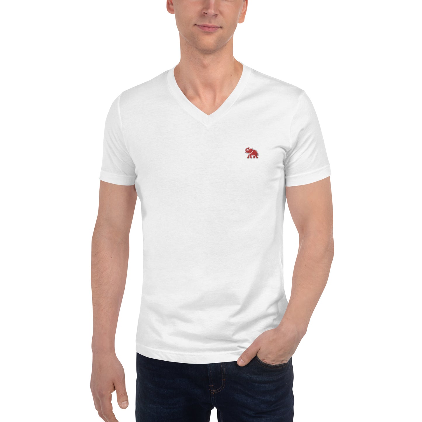 Logo Short Sleeve V-Neck T-Shirt